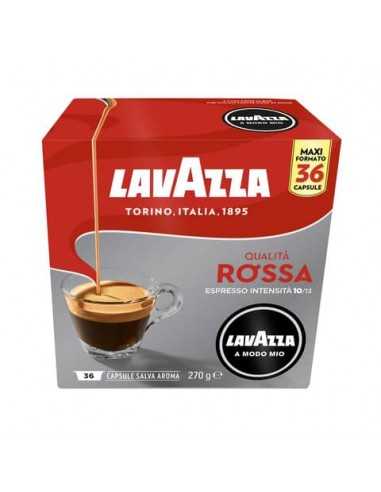 Caffè in cialde Lavazza Astuccio 36 capsule A Modo Mio Qualità Rossa 8888