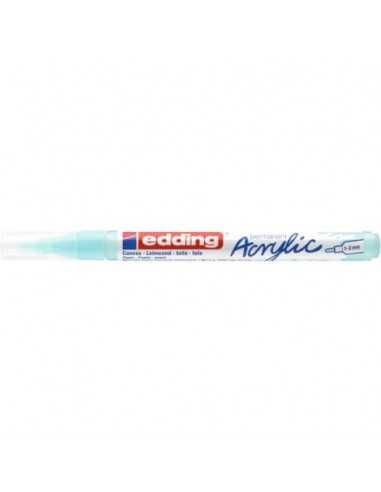 Marcatore acrilico Edding 5300 - punta tonda 1-2 mm tratto fine - azzurro pastello - 4-5300916