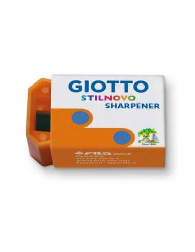 Temperamatite Giotto Stilnovo Sharpener 1 foro - colori assortiti fluo - conf. 60 pezzi - 240000