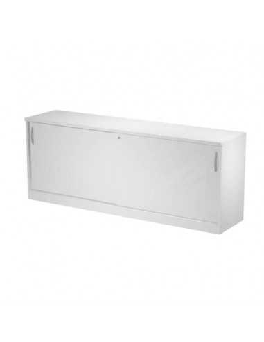 Mobile basso con ante scorrevoli Artexport Bridge/Flex 185x46x73 cm bianco - KCR/3