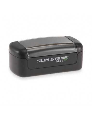 Timbro di testo preinchiostrato tascabile Trodat Slim Stamp 1444 Z style - 12x41 mm 103067