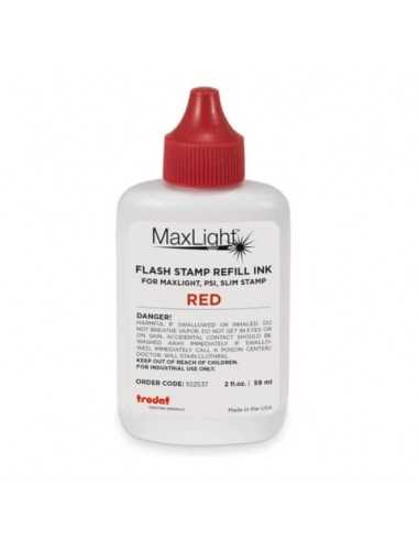 Inchiostro per timbri Trodat MaxLight REFILL 59 ml - rosso - 102537