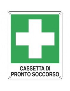 Cartello d'emergenza 25x31 cm Cartelli Segnalatori "Cassetta pronto soccorso" E20114X