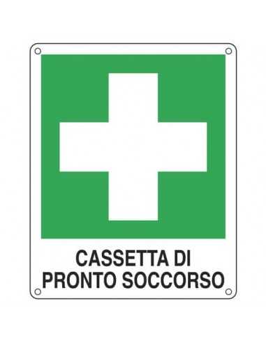 Cartello d'emergenza 25x31 cm Cartelli Segnalatori "Cassetta pronto soccorso" E20114X