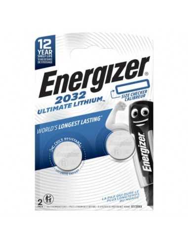 Batterie al litio a bottone Lithium Performance BP2 3V Conf. 2 pz blu Energizer CR2032 - E301319300