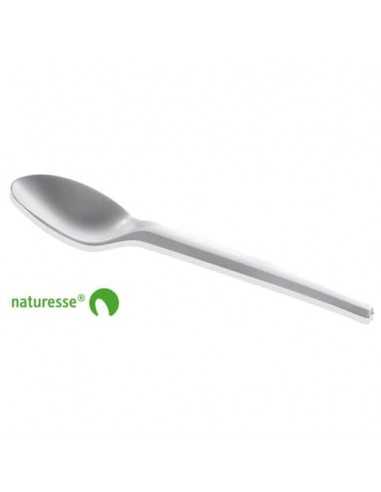 Posate in CPLA BIO bianco compostabile smart. Conf.50pz. Scatolificio del Garda cucchiaino dessert - N808