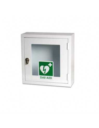 Teca per defibrillatore VISIO - bianco PVS senza allarme DEF040