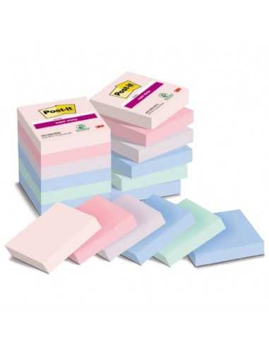 Foglietti Post-it® Super Sticky Soulful conf. 12 blocchetti da 90 ff - 47