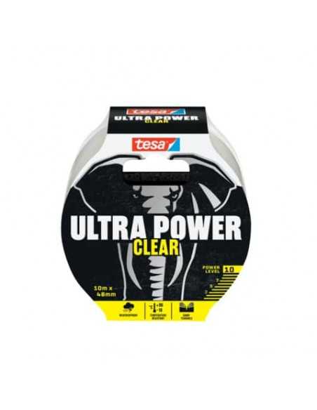 Nastro adesivo tesa Ultra Power Clear Repairing in polietilene trasparente 48 mm x 10 m - 56496-00000-00