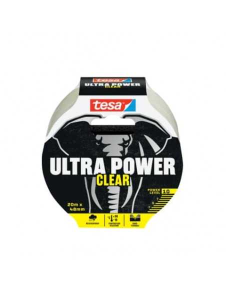 Nastro adesivo tesa Ultra Power Clear Repairing in polietilene trasparente 48 mm x 20 m - 56497-00000-00