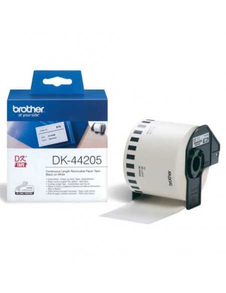 Nastro etichette Brother carta con adesivo rimovibile 62 mm x 30