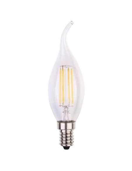 Lampadina LED a filamento fiamma 6W attacco E14 806 lumen luce naturale MKC 4000K - 499048561