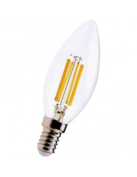 Lampadina LED a filamento candela 6W attacco E14 806 lumen luce calda MKC 3000K - 499048540