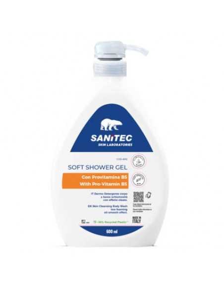 Soft shower gel Dermo-Detergente corpo a bassa schiumosità Skin Lab Sanitec 600 ml - 6012