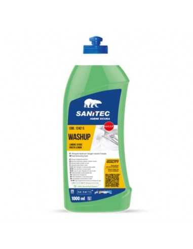 Detergente liquido al profumo di limone verde Washup Sanitec 1000 ml 1242-S