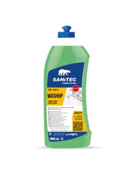 Detergente liquido al profumo di limone verde Washup Sanitec 1000 ml 1242-S