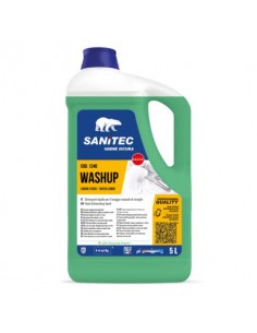 Detergente liquido al profumo di limone verde Washup Sanitec 5 L / 5