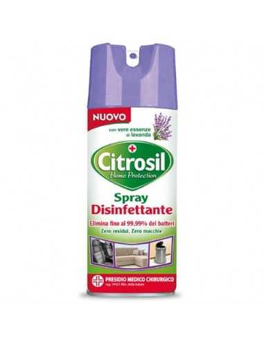 Spray disinfettante multisuperficie Home Protection Citrosil con vere essenze di lavanda - 300 ml - M2802