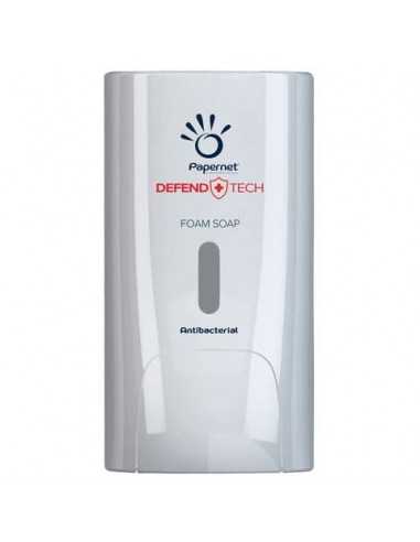 Dispenser antibatterico per sapone in schiuma Papernet Defend Tech - bianco 22x11