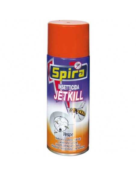 Insetticida schiumogeno spay a lunga gittata per vespe e calabroni Jetkill Spira 400 ml - 54474