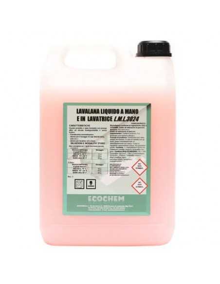 Detersivo lavalana liquido a mano e in lavatrice L.M.L.3024 Ecochem 5 L 1130240L0051149