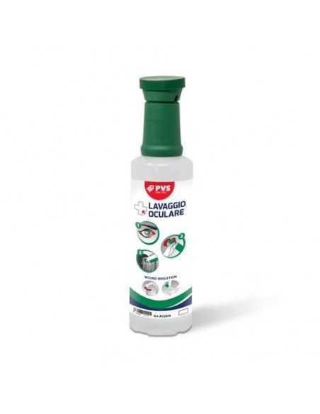 Soluzione monouso sterile per il lavaggio oculare con tappo erogatore PVS 500 ml - ACQ414