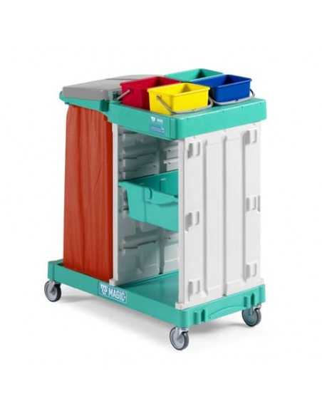 Carrello multiuso a 2 reparti Magic Line - 92x55x110 cm TTS 300 basic ML300B0A0A00