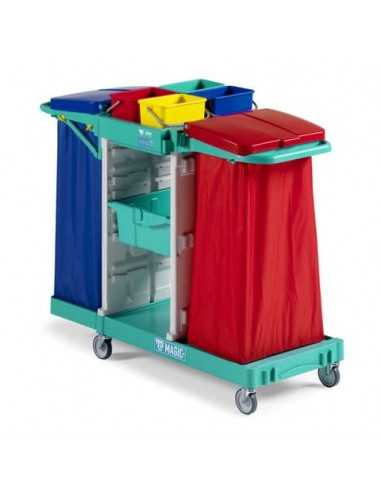 Carrello chiuso a 3 reparti Magic Line - 135x55x110 cm TTS 390 basic ML390B0A0A00