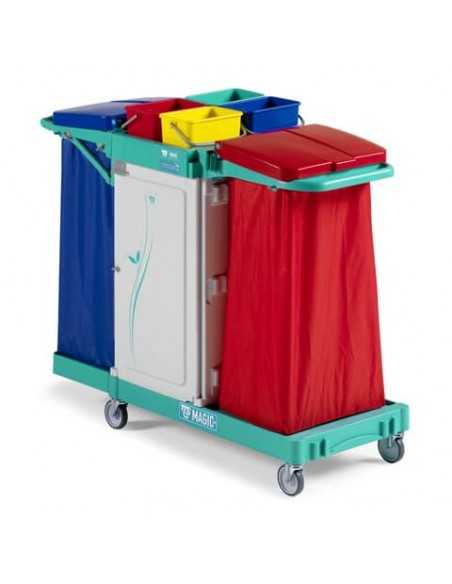 Carrello chiuso a 3 reparti Magic Line - 135x55x110 cm TTS 390 safety ML390S0A0A00