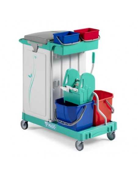 Carrello chiuso a 2 reparti Magic Line - 92x65x110 cm TTS 120 professional ML120P0A0000