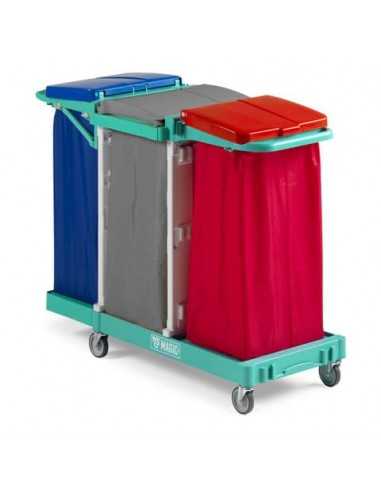 Carrello per raccolta differenziata Magic Line 150 Basic TTS 135 x 58 x 104 cm - ML150B0A0000