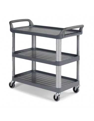 Carrello grigio in polipropilene Shelf 3800 - 111x50x102