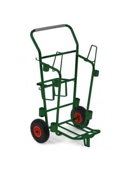 Carrello per nettezza urbana - 77x68x114 cm TTS metallo verniciato 00004085