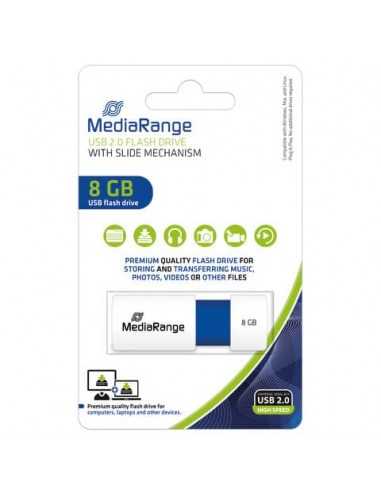 Chiavetta USB 2.0 - 8 Gb Media Range blu MR971