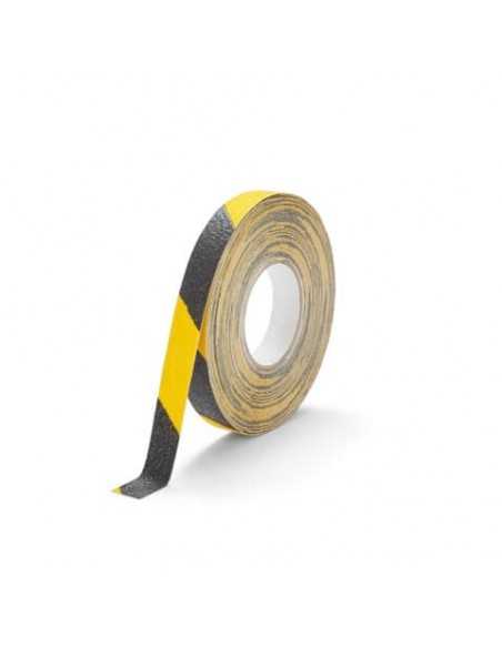 Nastro antiscivolo adesivo DURALINE® GRIP+ 25mm - giallo/nero Durable 1095-130