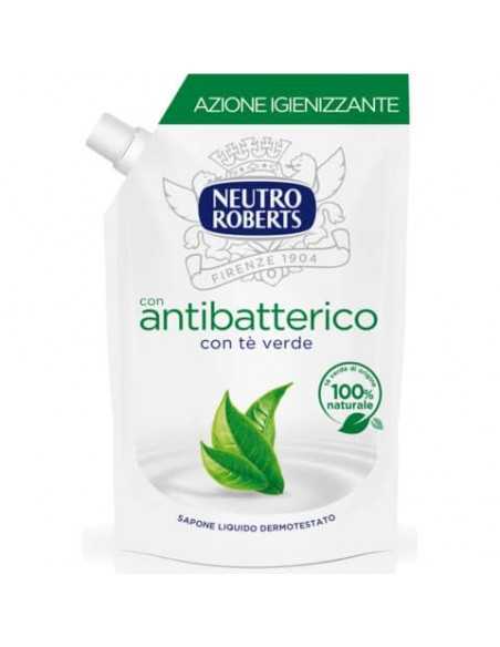 Sapone liquido - 400 ml Neutro Roberts Antibatterico - ecopouch 7-1143