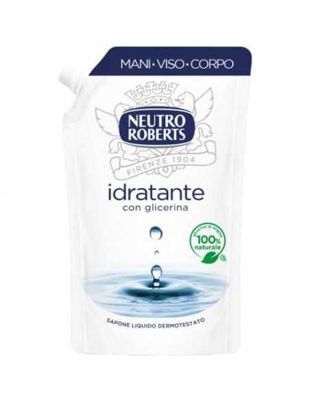 Sapone liquido con glicerina - 400 ml Neutro Roberts Idratante - ecopouch 7-1144