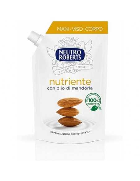 Sapone liquido - 400 ml Neutro Roberts Nutriente - ecopouch 7-1146