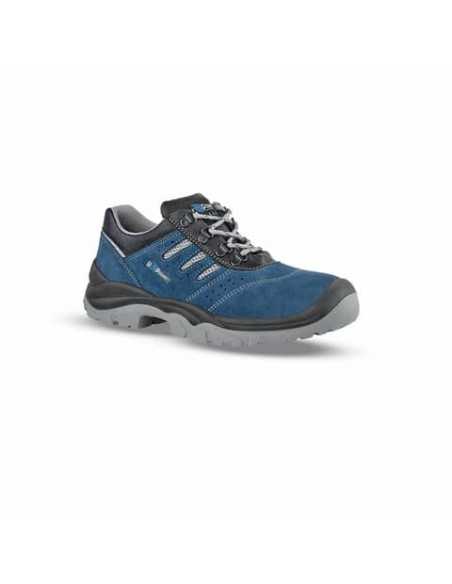 Scarpe antinfortunistiche in pelle scamosciata Better S1P SRC blu-nere U-Power N° 39 - BC20576-39