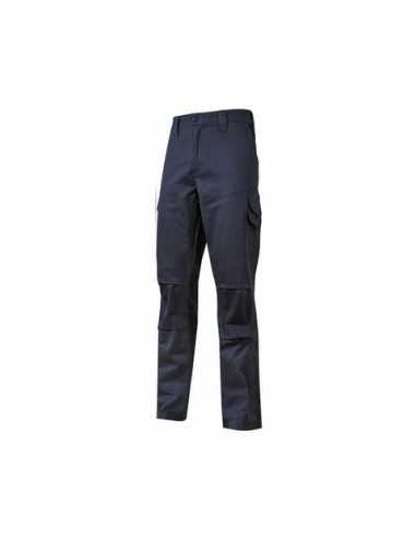 Pantalone da lavoro in cotone elasticizzato Guapo blu U-Power taglia M ST211WB-M