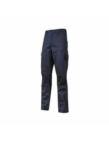 Pantalone da lavoro in cotone elasticizzato Guapo blu U-Power taglia M ST211WB-M