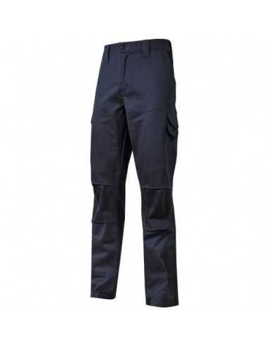 Pantalone da lavoro in cotone elasticizzato Guapo blu U-Power taglia L ST211WB-L