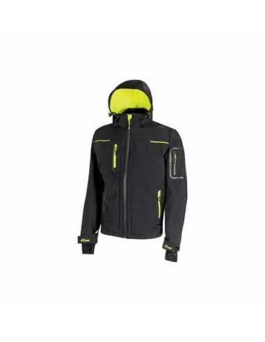 Giacca impermeabile in Softshell Space Black Carbon U-Power taglia M FU187BC-M