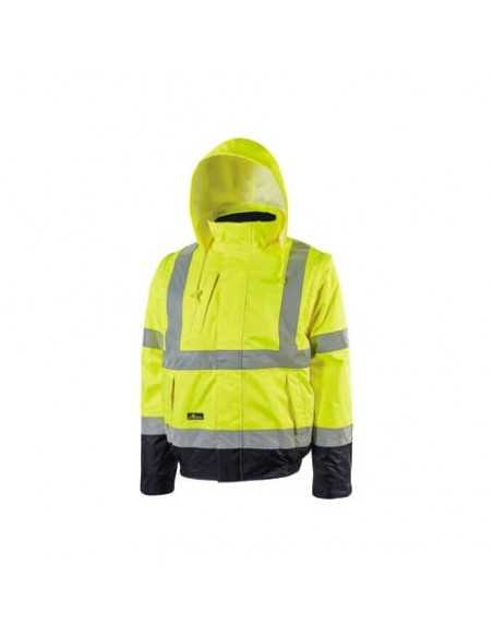 Giubbotto bomber alta visibilità Crafty Yellow Fluo U-Power taglia XL HL158YF-XL