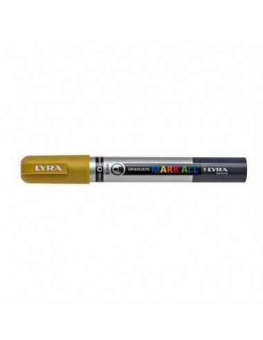 Marcatore a tempera Graduate Mark All punta tonda 2 mm Lyra oro L6820250