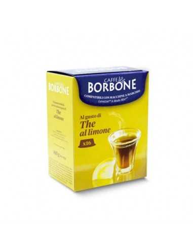 Capsule di preparato solubile per tè al limone 5 gr compatibili Caffe Borbone Lavazza A Modo mio - AMTHELIMONE6X16