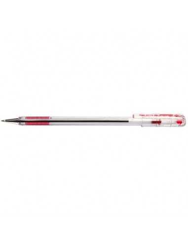 Penna a sfera Superb punta media 1 mm - conf. 12 pezzi Pentel rosso BK77M-B