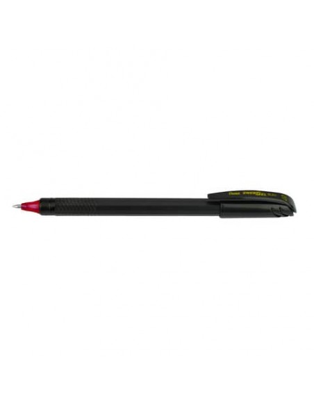 Roller ricaricabile Pentel EnerGel con cappuccio - materiale 96% riciclato - rosso - conf. 12 pezzi - BL417R-B