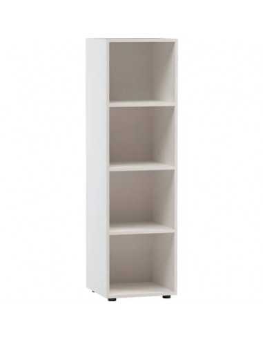 Locker a 4 vani in legno nobilitato in melanimico 45x44