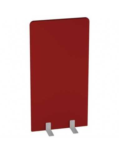 Pannello acustico con rivestimento in similpelle ignifuga 80x160 cm Motris rosso - PANAC80160C26